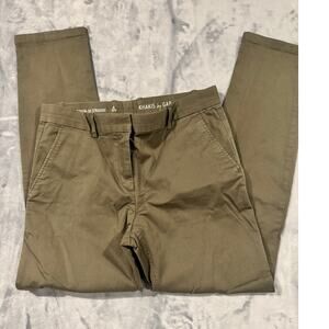 Khaki's by GAP Broken in straight 0 new army green pants, cotton, utility